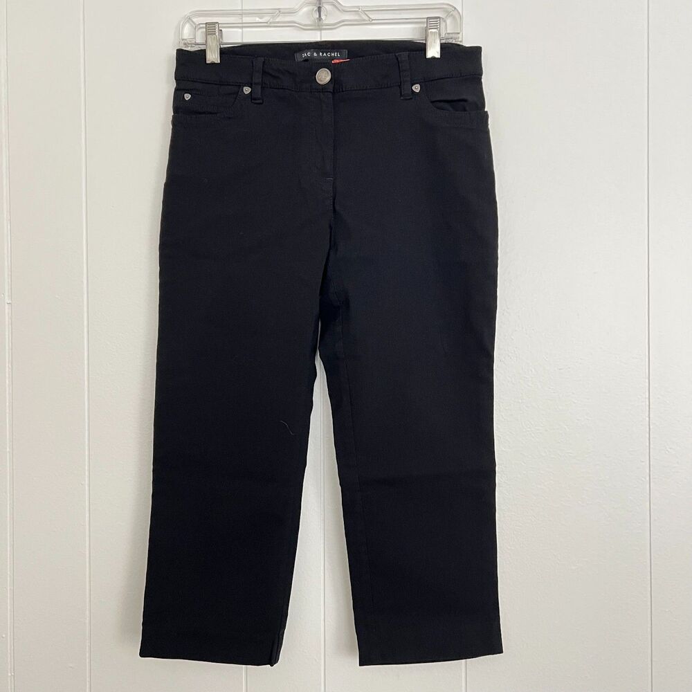 Zac & Rachel Black Capri Pants 6